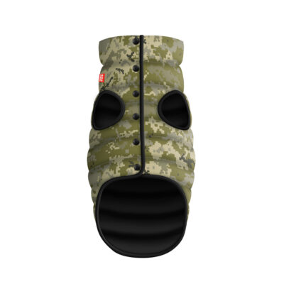 Курточка для собак WAUDOG Clothes, мілітарі дизайн, S40, обхват грудей 52-55 см, обхват шиї 36-39 см
