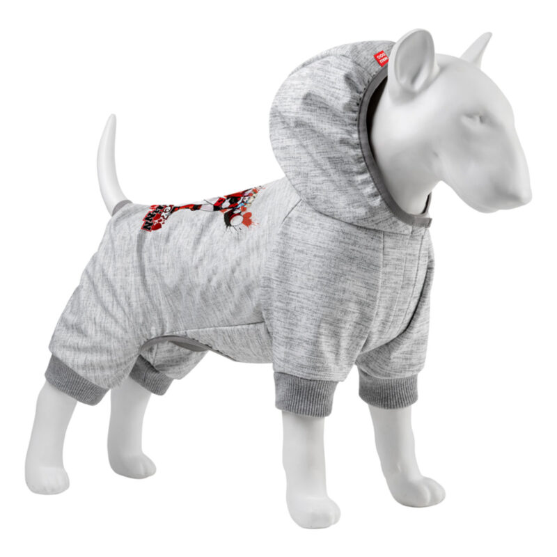 Комбінезон для собак WAUDOG Clothes "Харлі Квінн", софтшелл, L50, обхват грудей 64-70 см, обхват шиї 44-50 см