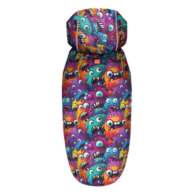 Дощовик-накидка WAUDOG Clothes "Зубасті монстри" для собак, XL, поліестер, Д 55-61 см, Ш 68-80 см 3