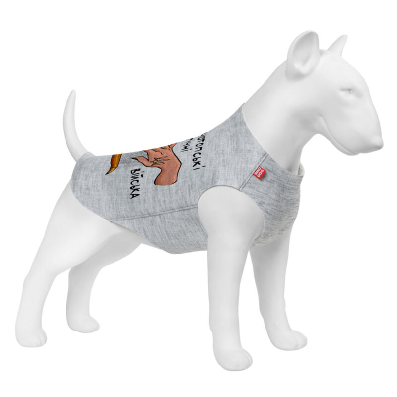 Майка для собак WAUDOG Clothes "Конотопські магічні війська", S35, обхват грудей 48-54 см, обхват шиї 28-33 см