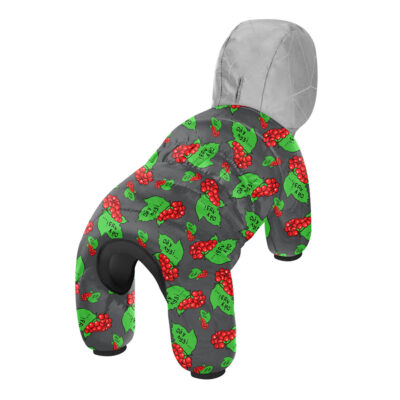 Комбінезон для собак WAUDOG Clothes малюнок "Калина", L50, обхват грудей 70-74 см, обхват шиї 47-50 см