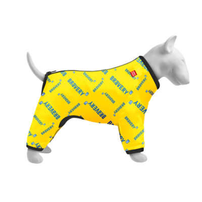 Вітровка для собак WAUDOG Clothes "Сміливість" для прогулянок, Нейлон, R50, Д 70-74 см, Обхват шиї 47-50 см 3