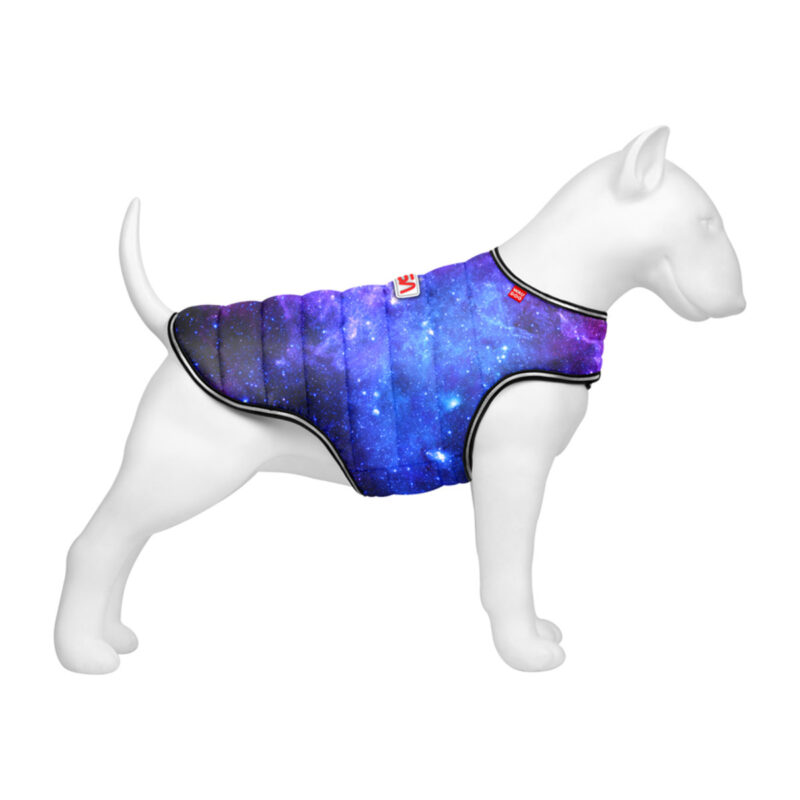 Курточка-накидка для собак WAUDOG Clothes NASA21, регульована, XS, 26 см, A 33-41 см, C 18-26 см