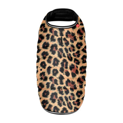 Курточка-накидка для собак WAUDOG Clothes, леопардовий малюнок, XXS, А 23 см, B 29-36 см, C 14-20 см 3