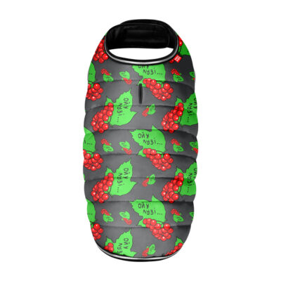 Курточка-накидка для собак WAUDOG Clothes, стиль "Калина", XS, Д 26 см, Обхват грудей 33-41 см 3
