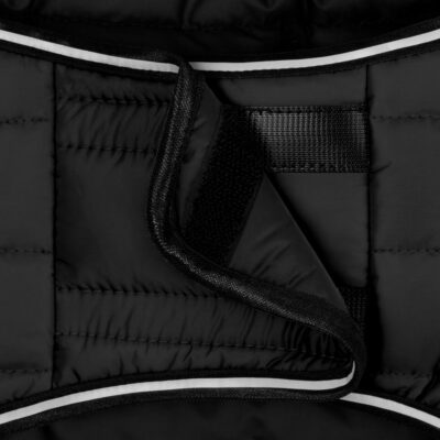 Куртка-накидка для собак AiryVest чорною, регулюється, XL, обхват 68-80 см, шиї 42-52 см 4