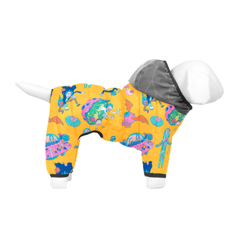 Комбінезон для собак WAUDOG Clothes "Рік та Морті 3", L50, обхват грудей 70-74 см, обхват шиї 47-50 см