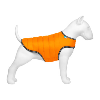 Куртка-накидка для собак AiryVest, помаранчевий, XL, довжина 47 см, обхват грудей 68-80 см, обхват шиї 42-52 см