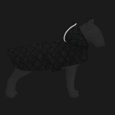 Дощовик-накидка WAUDOG Clothes, анімалістичний принт, для собак, L, поліестер, Д 48-52 см, ОГ 60-70 см, ОШ 42-52 см 4