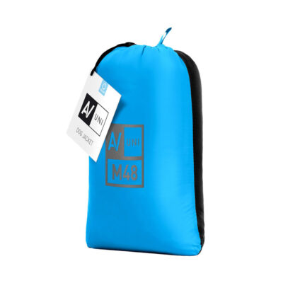 Куртка двостороння AiryVest UNI, для собак, блакитно-чорна, нейлон, розмір M48 3