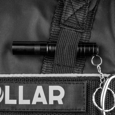 Шлея Dog Extreme "POLICE" №4 для собак з ліхтариком, нейлон, обхват 70-100 см 3