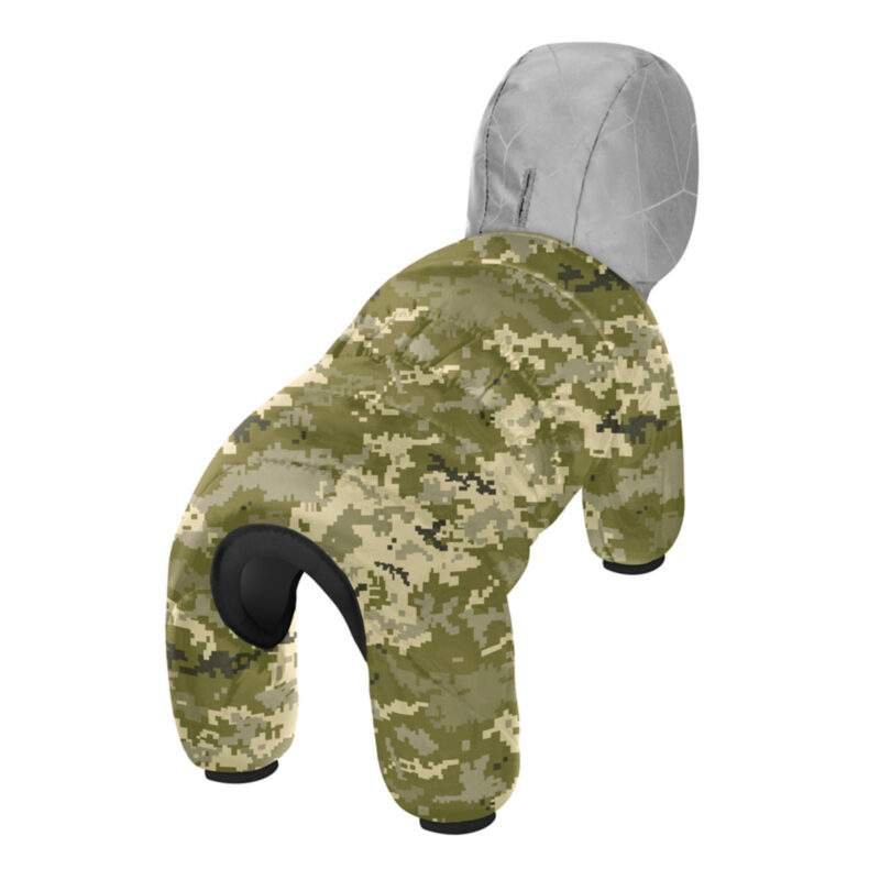 Комбінезон для собак WAUDOG Clothes, "Мілітарі", M35, довжина 32-35 см, обхват грудей 59-62 см