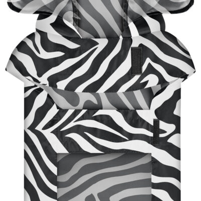 Дощовик-накидка для собак WAUDOG Clothes, зебра, L, 48-52 см, 60-70 см 3