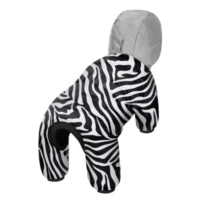 Комбінезон для собак WAUDOG Clothes "Зебра", S35, обхват грудей 52-55 см, обхват шиї 31-36 см, поліестер 2