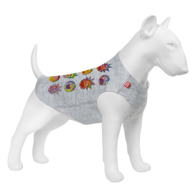 Майка для собак WAUDOG Clothes "Рік та Морті 1", S40, Обхват грудей 50-56 см, Обхват шиї 29-34 см
