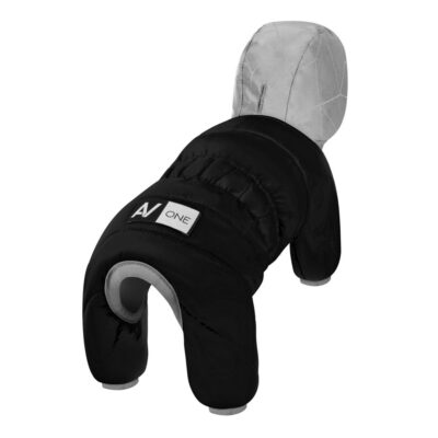 Комбінезон для собак AiryVest ONE утеплений з капюшоном, розмір XS 22, чорний 3