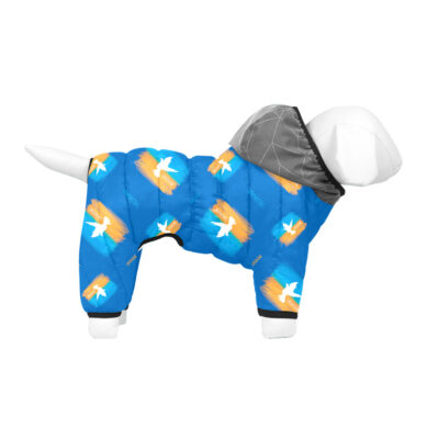 Комбінезон для собак WAUDOG Clothes, патріотичний малюнок "Прапор", L50, Д 47-50 см, В 70-74 см 4