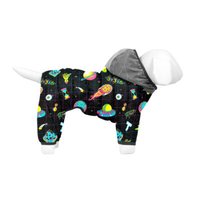 Комбінезон для собак WAUDOG Clothes "Рік та Морті 2", утеплений, L50, Д 47-50 см, В 70-74 см