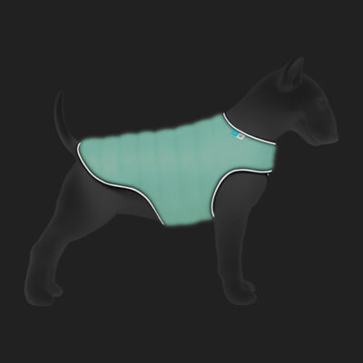Курточка-накидка для собак AiryVest Lumi, світиться у темряві, для собак, L, поліестер, довжина 41 см, обхват 58-70 см 5