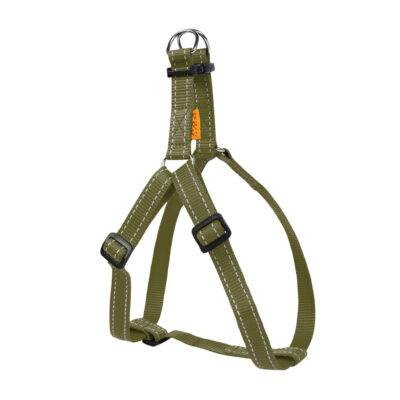 Шлея Dog Extreme регульована з нейлону, ширина 25мм, обхват 60-90см, хакі 2