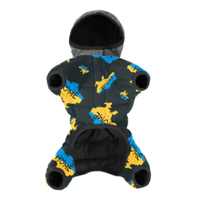 Комбінезон для собак WAUDOG Clothes малюнок "Дім", M35, В 59-62 см, С 37-40 см 3