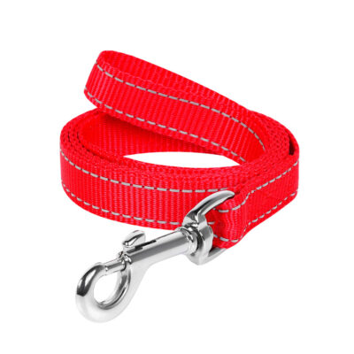 Повідець "Dog Extreme" червоний, нейлон, 20мм×150см 2