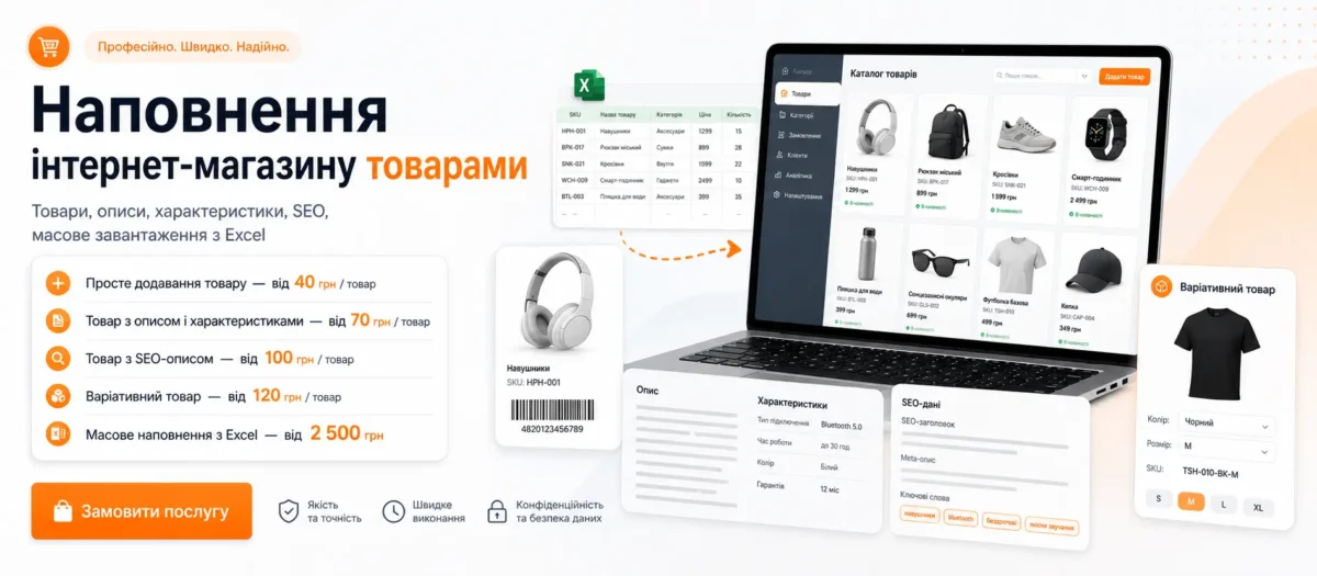 Автоматичне створення нових товарів у WooCommerce з Excel-звіту постачальника