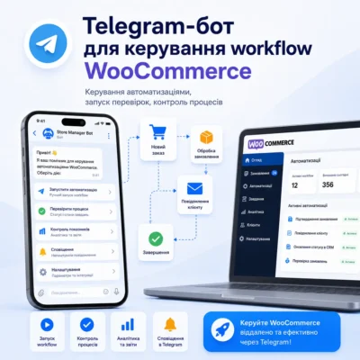 Telegram-бот для керування workflow WooCommerce