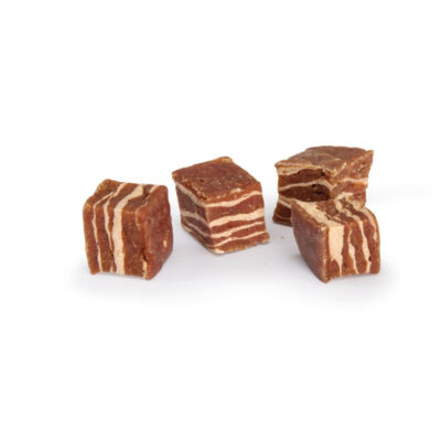 Ласощі м'ясні кубики з ягнятини та тріски, 80 г, 2x1.5см — фото 2