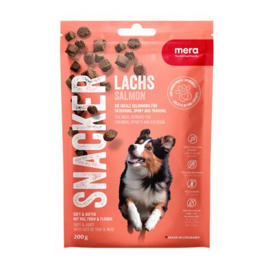 Mera snacker Lachs м'які снеки для собак із лососем, 200 г