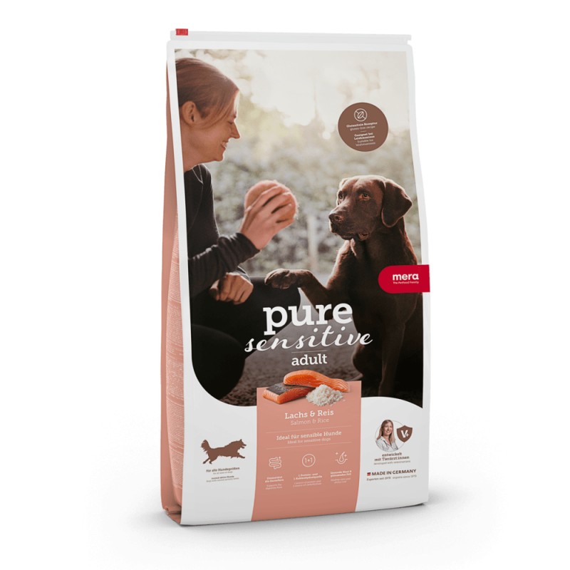 MERA pure sensitive ADULT Lachs & Reis корм для дорослих собак 4 кг