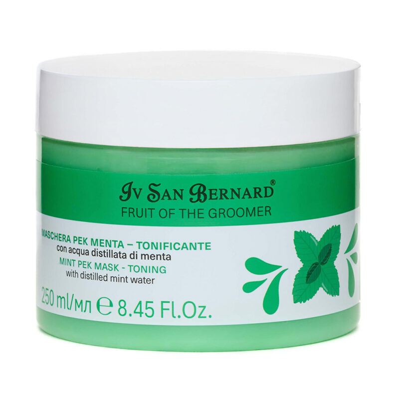 Маска Iv San Bernard Frutta Mint Iv San Bernard освіжаюча і тонізуюча для котів і собак, з дистильованою м’ятною водою, 250мл (12 шт/уп)
