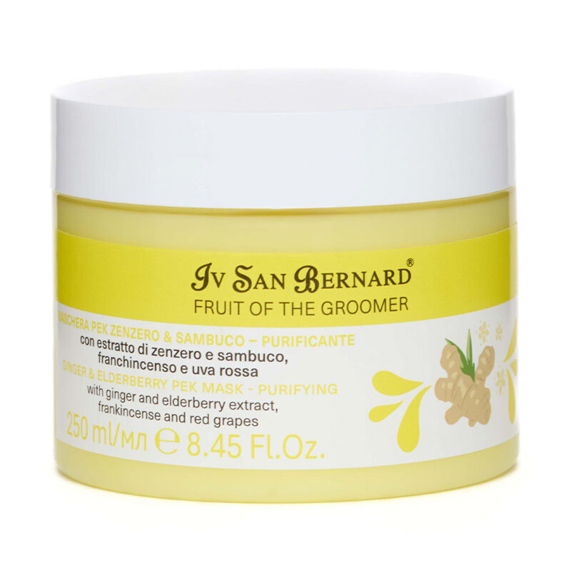 Маска Iv San Bernard Frutta Ginger and Elderberry дезінфікуюча для котів і собак, з бузиною та імбиром, 250мл (12 шт/уп)