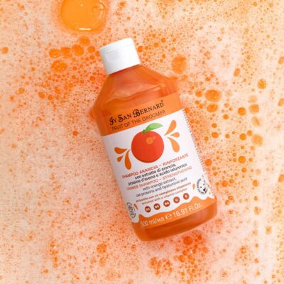 Шампунь Iv San Bernard Frutta Orange для девіталізованої шерсті, що випадає, для котів і собак, з екстрактом апельсина, протеїнами вівса, 3л (2 шт/уп) — фото 3
