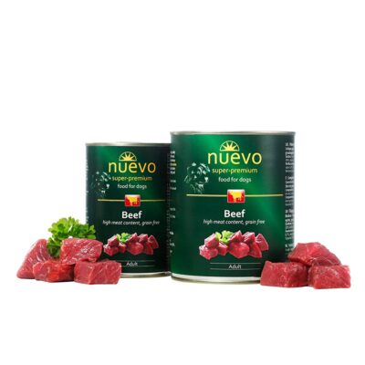 Корм конс. NUEVO ADULT з яловичиною, для собак, 400г