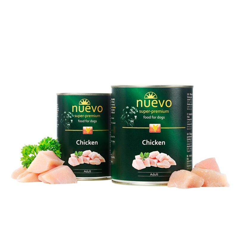Корм конс. NUEVO ADULT з куркою, для собак, 800г