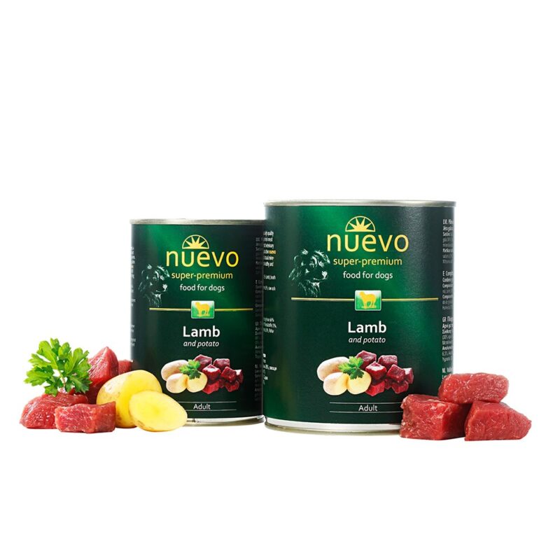 Корм конс. NUEVO ADULT з ягням та картоплею, для собак, 400г