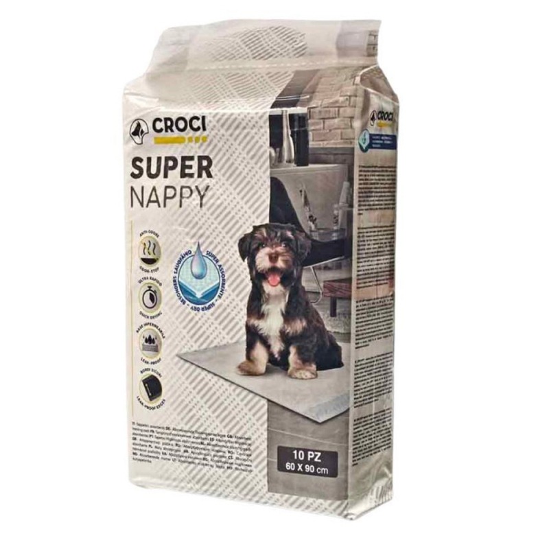 Пелюшки для собак CROCI Super Nappy 60х90 см, 10 шт/уп
