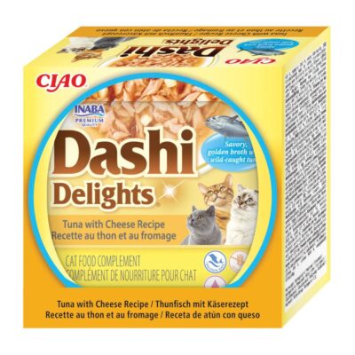 Ласощі INABA DASHI Delights для котів, тунець з сиром, 70 г — фото 2