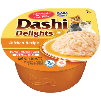 Ласощі INABA DASHI Delights для котів, курка, 70 г*6