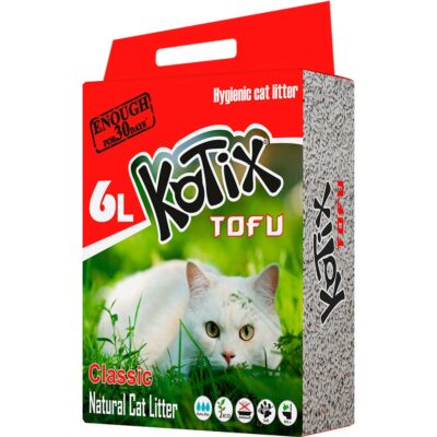 Наповнювач д/кот KOTIX TOFU Classic, 6 л
