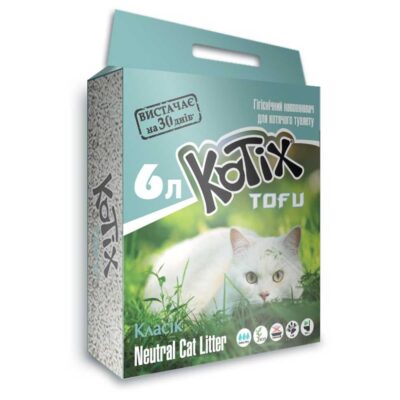 Наповнювач д/кот KOTIX TOFU Classic, 6 л — фото 3