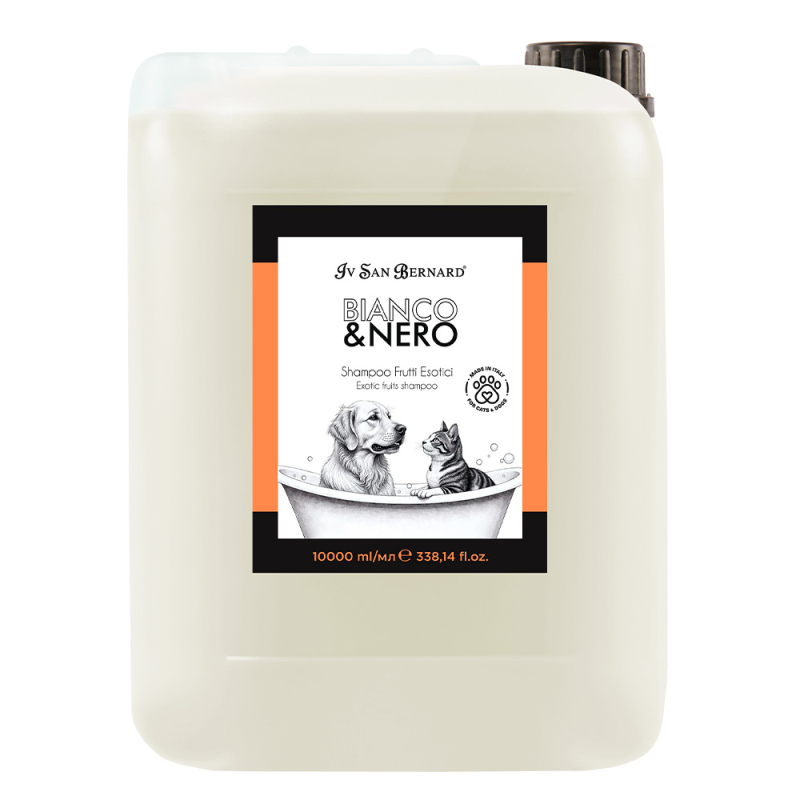 Шампунь Iv San Bernard BIANCO & NERO Frutta Esotica універсальний, 10 л